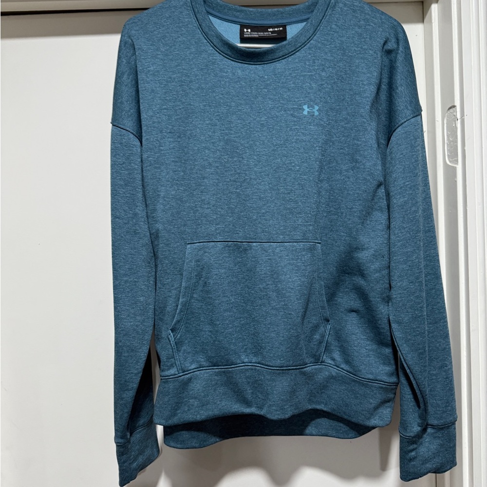 Under Armour Blue Crewneck Sweater Relaxed Fit